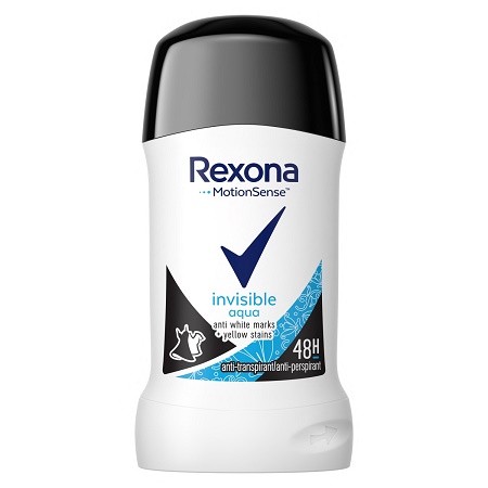 Rexona stick Invisibla aqua 40ml - Kosmetika Pro ženy Péče o tělo Tuhé antiperspiranty